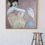 Bird on my Teacup | Canvas Print
