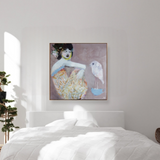Bird on my Teacup | Canvas Print