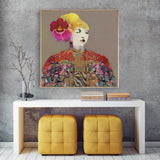 Red Empress Tiger | Canvas Print