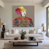 Red Empress Tiger | Canvas Print
