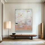 Salmon Shore Abstract | Canvas Print