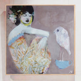 Bird on my Teacup | Canvas Print