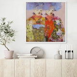 Makiko and Mai Chinoiserie | Canvas Print