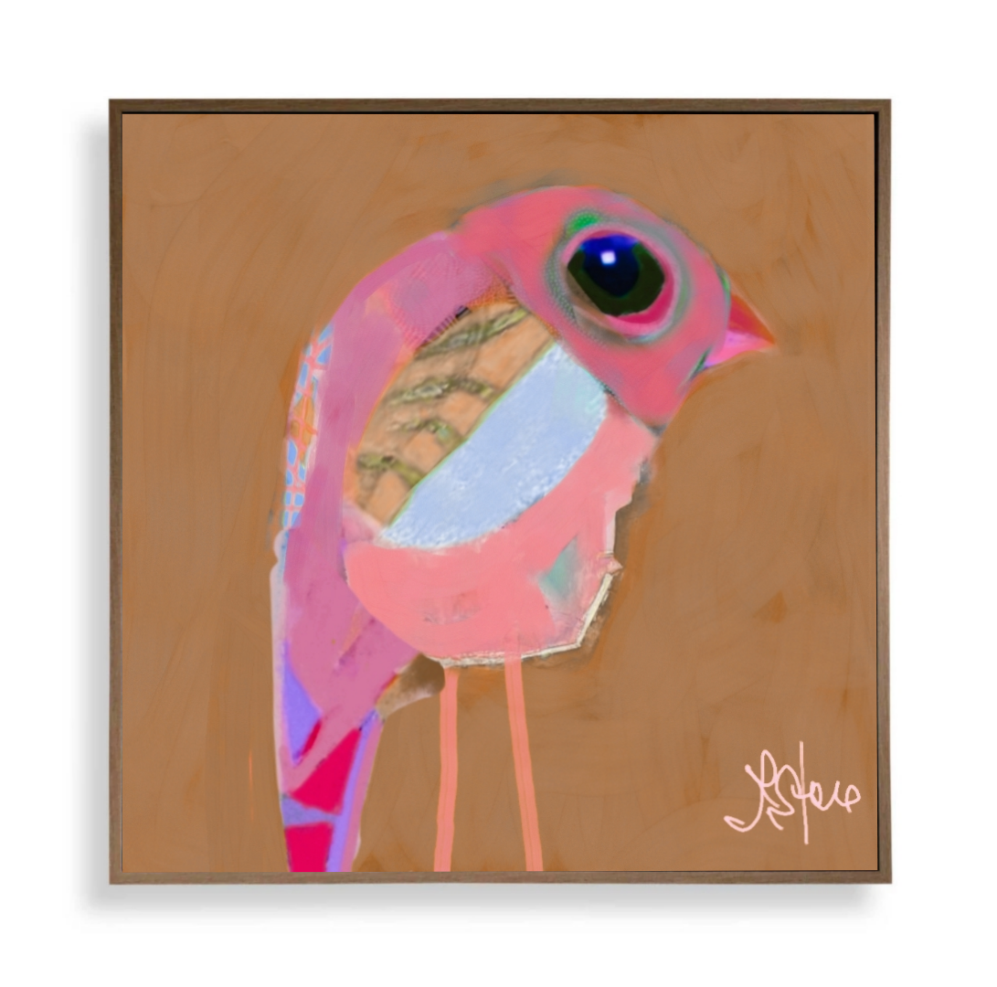 abstract bird artwork