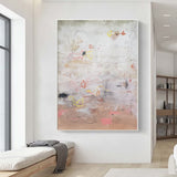 Salmon Shore Abstract | Canvas Print