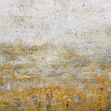 abstract mustard and grey wall art Australia