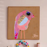 colourful bird artwork
