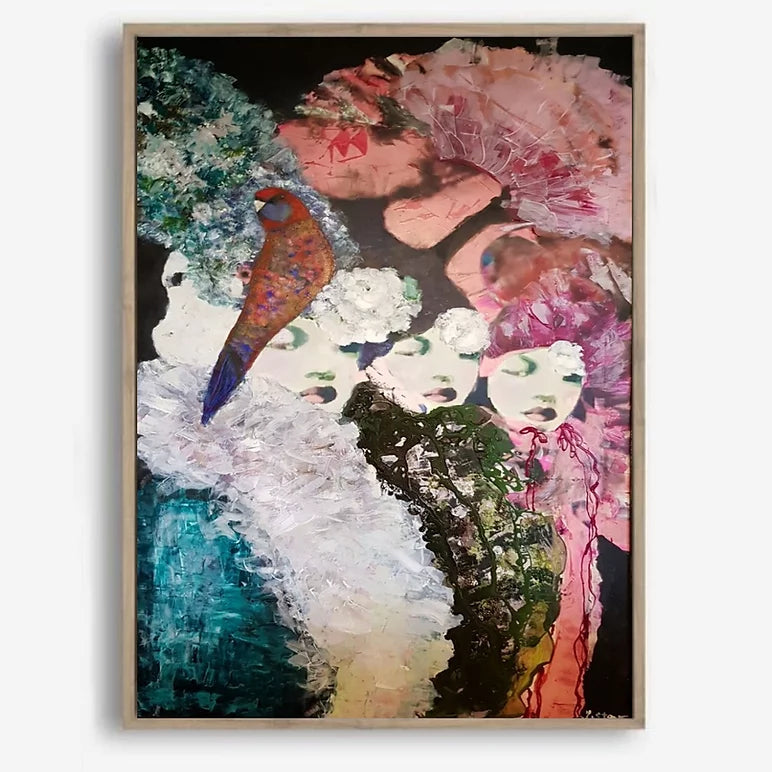 vibrant modern figrative fashion art prints Australia