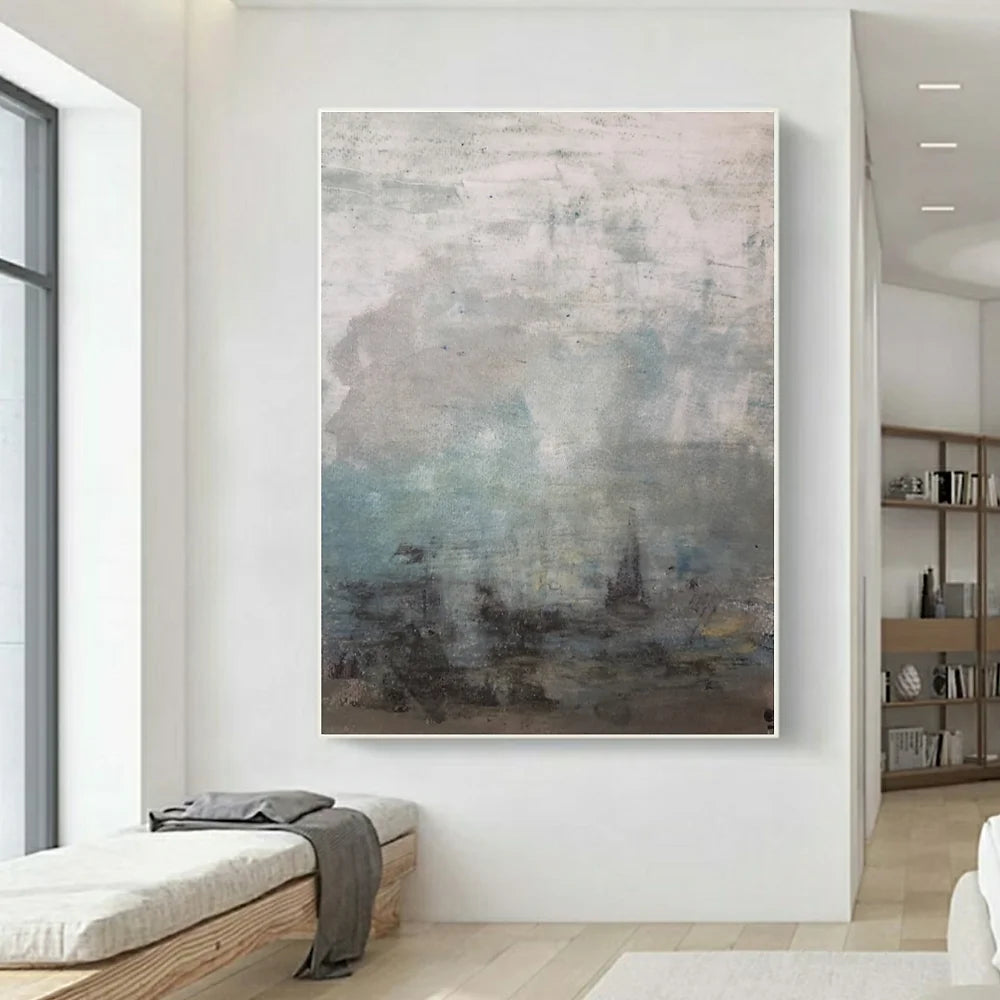 Japanese Abstract Wasen boat canvas art print