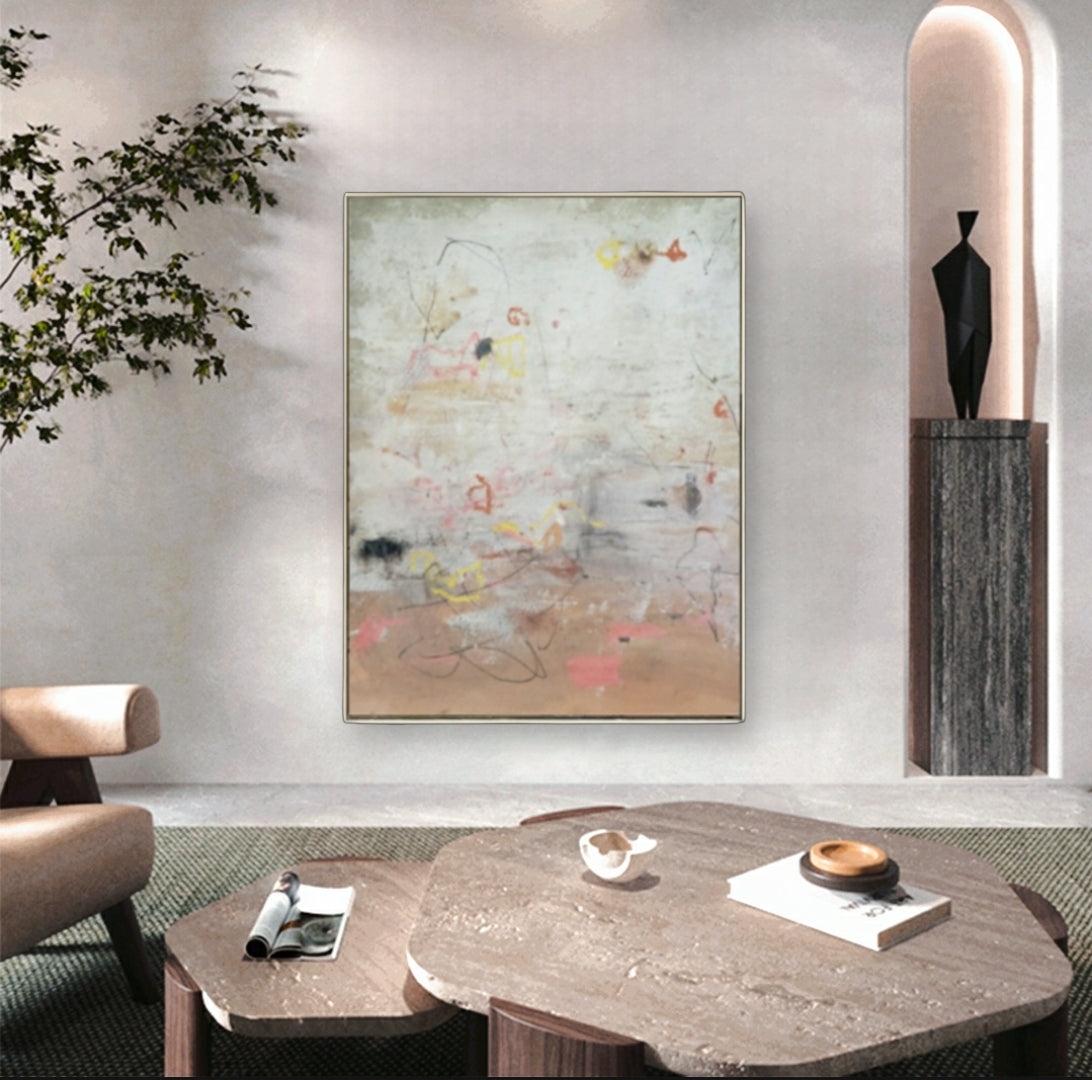 Perth large abstract minimalist canvas print