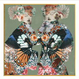 Butterfly Kimono | Japanese Vintage Botanical Statement Art