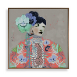 Asian lady wall art