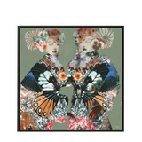 Butterfly Kimono | Japanese Vintage Botanical Statement Art