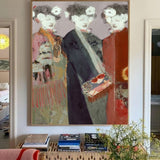 Geisha girl modern art
