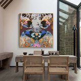 Bohemian Devine femine Canvas Print | Butterfly Heart