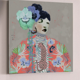 Lou Lou | Japanese Woman Portrait Canvas Print