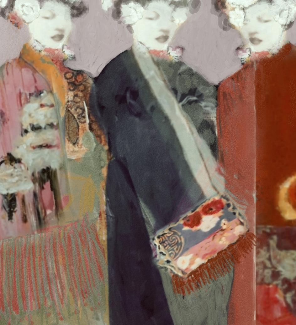 Asaian girl art print 