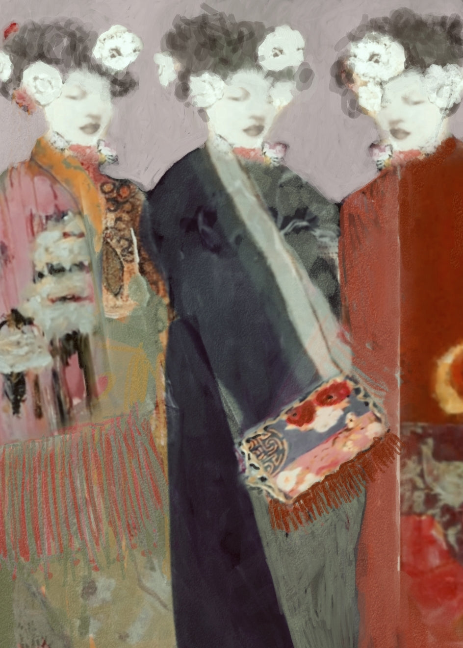 Asaian girl art print 