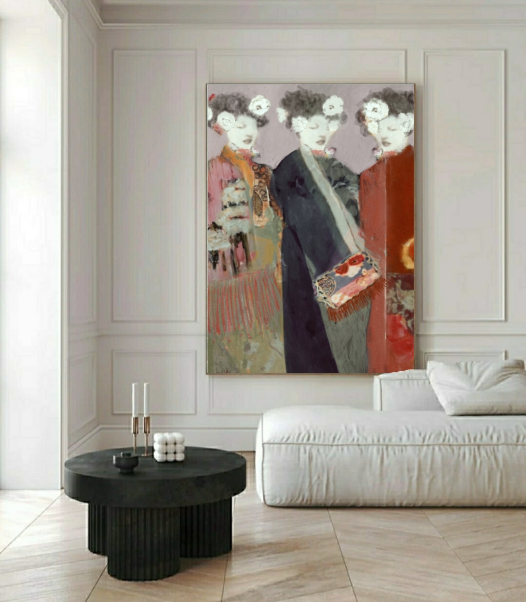 Asian women art print