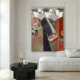 Asian women art print