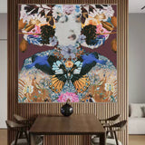 Bohemian Devine femine Canvas Print | Butterfly Heart