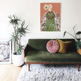 Bohemian women portraight canvas wall art