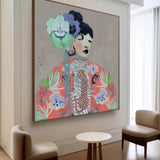 Lou Lou | Japanese Woman Portrait Canvas Print